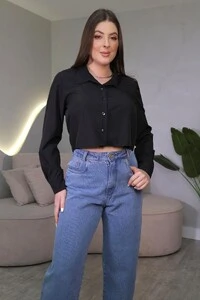 Camisa Cropped Bia Promo
