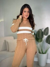Conjunto Daniela Blusinha Polo + Calça