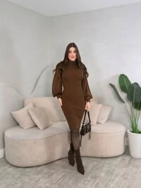 Vestido Manga Bufante