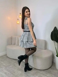 Vestido Xadrez Bia