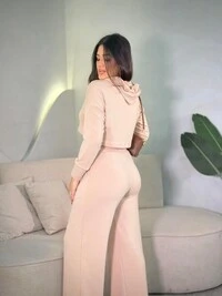 Conjunto Moletom Com Capuz + Calça Viviana