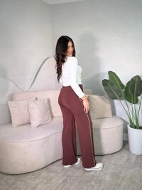 Calça Pantalona Listra