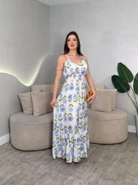 Vestido Longo Chiffon Sofia