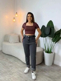 Cropped Poliamida