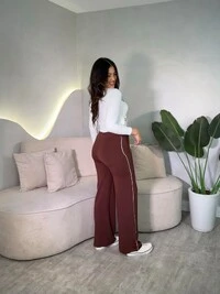 Calça Pantalona Listra
