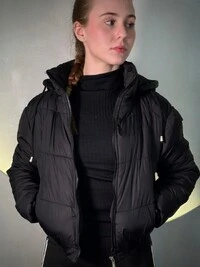 Jaqueta Puffer Curta Com Forramento Interno