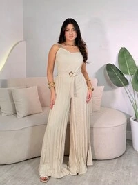 Macacão Plissado Beatriz