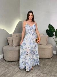 Vestido Longo Chiffon Sofia