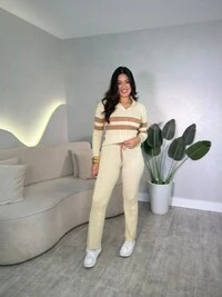 Conjunto Daniela Blusinha Polo + Calça
