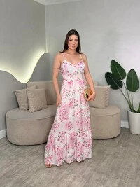 Vestido Longo Chiffon Sofia