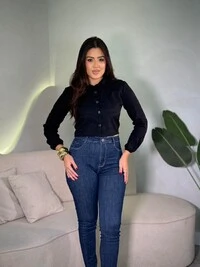 Camisa Cropped Lisa Ana
