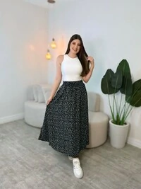 Saia Midi Ana Luiza