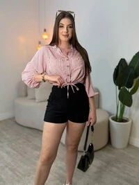 Camisa Cropped Safira