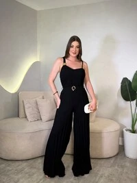 Macacão Plissado Beatriz