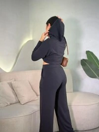 Conjunto Moletom Com Capuz + Calça Viviana