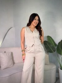 Conjunto Em Alfaiátaria Karoliny