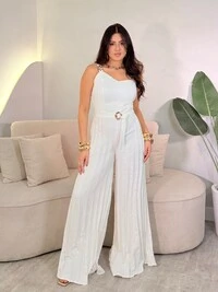 Macacão Plissado Beatriz