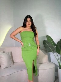 Vestido Canelado Liziana