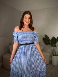 Vestido Midi Xadrez
