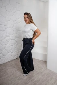 Calça Pantalona Listra
