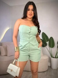 Conjunto Curto Em Alfaiatária Liandra