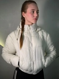 Jaqueta Puffer Curta Com Forramento Interno