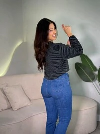 Camisa Cropped Listrada Ana