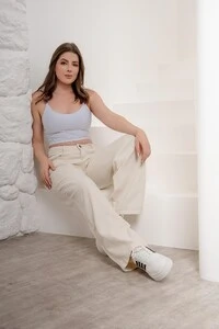 Calça Wide Leg Pink Lu