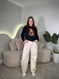 Moletom Sem Capuz Estampado Urso
