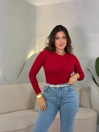 Body Canelado Básico