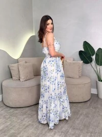 Vestido Longo Chiffon Sofia