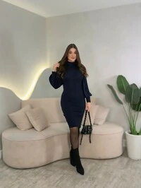Vestido Manga Bufante