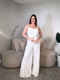Macacão Plissado Beatriz