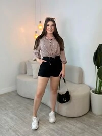 Camisa Cropped Safira