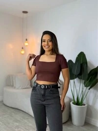 Cropped Poliamida