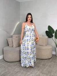 Vestido Longo Chiffon Sofia