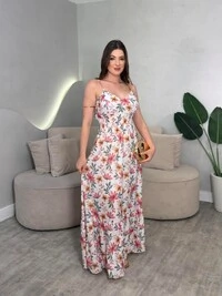 Vestido Longo Chiffon Sofia