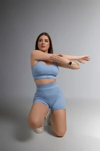 Use.Mood - Conjunto Top E Shorts Canelado Lu