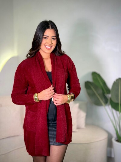 Foto Cardigan Peluciado Luiza