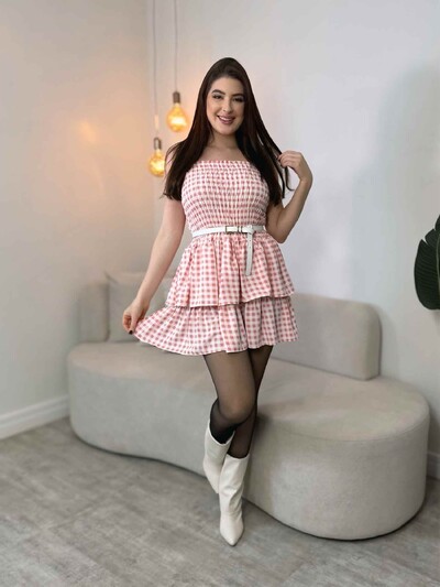 Foto Vestido Xadrez Bia