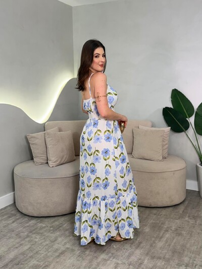Foto Vestido Longo Chiffon Sofia