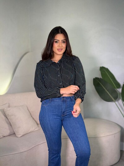 Foto Camisa Cropped Listrada Ana