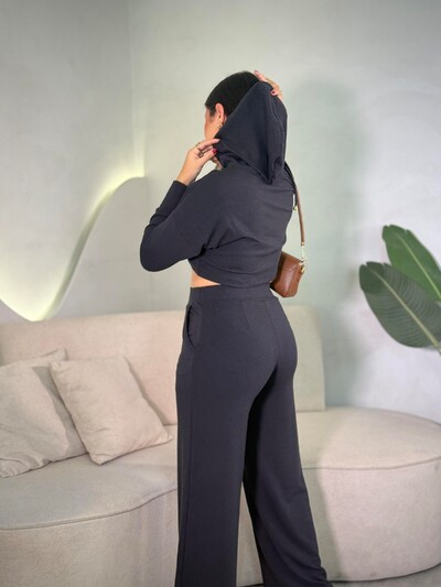 Foto Conjunto Moletom Com Capuz + Calça Viviana