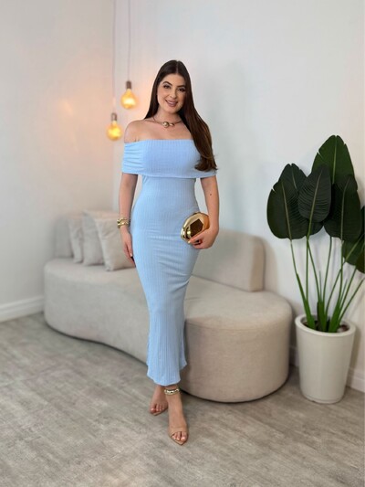 Foto Vestido Canelado Ana Luiza