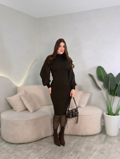 FotoVestido Manga Bufante