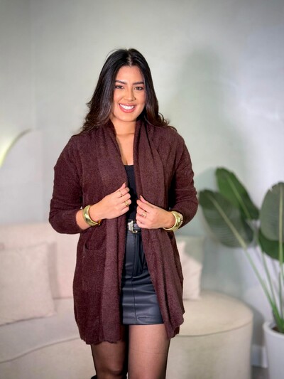 Foto Cardigan Peluciado Luiza