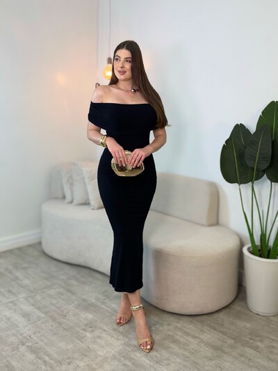 Foto Vestido Canelado Ana Luiza