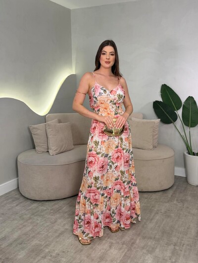 Foto Vestido Longo Chiffon Sofia
