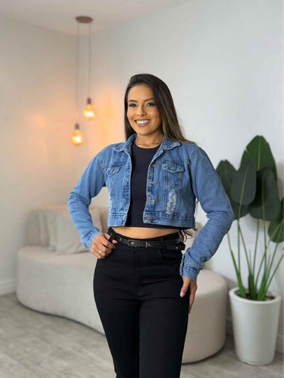 Foto Jaqueta Jeans Maju
