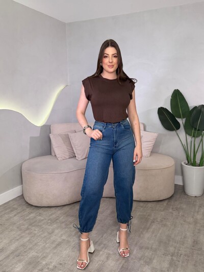 Foto Blusinha Básica Gola Redonda